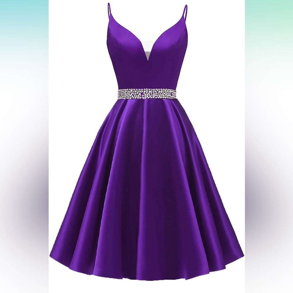 Purple formal dress